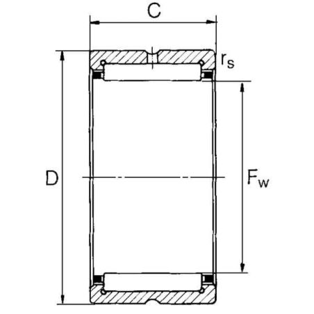 Nadellager - RNAO55X68X20XL