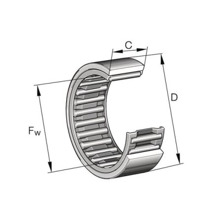 Needle roller bearing - RNAO30X40X17XL
