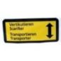 Height-setting label - SA18851 Height-setting label - SA18851