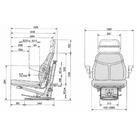 Sitz gerade Cobo - SC74111Z
