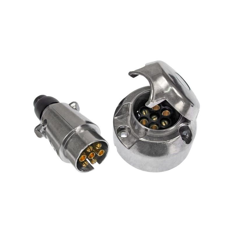 Metal 7 pin plug and socket - VLC2103 Metal 7 pin plug and socket - VLC2103