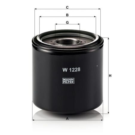 Filtr oleju - W1228