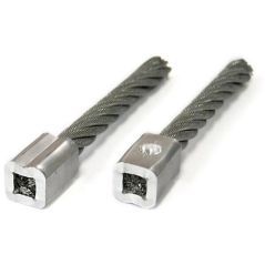 Końcówka szczotki do chwastów Unkraut-Biene 160x14 mm, drut skręcany, 12 szt. - WB16014TP12