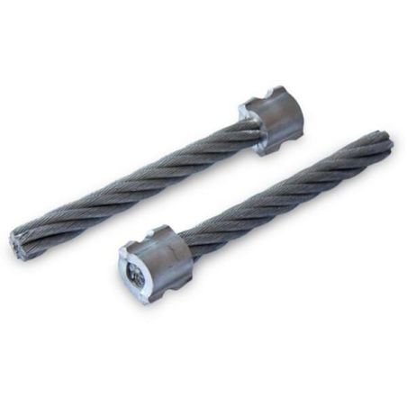 Koncówka szczotki do chwastów WeedgoTwo tulejka 140x12 mm, splatana 19,4 mm, 8 szt. - WB14012T2P08
