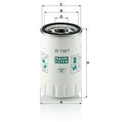Filtr oleju - W7197