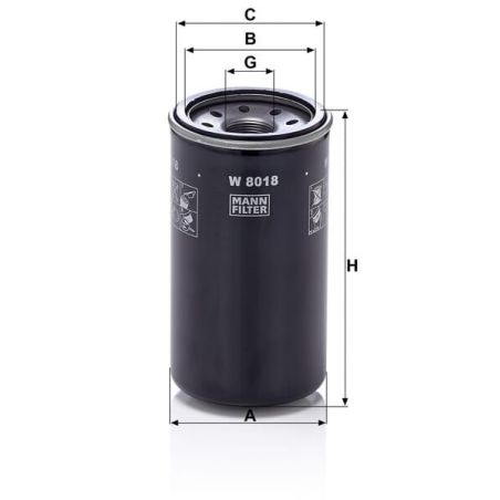 Oil Filter - W8018