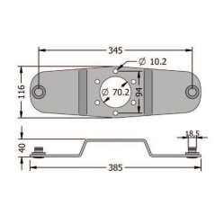 0009385970KR Kramp, Knife holders and screws 