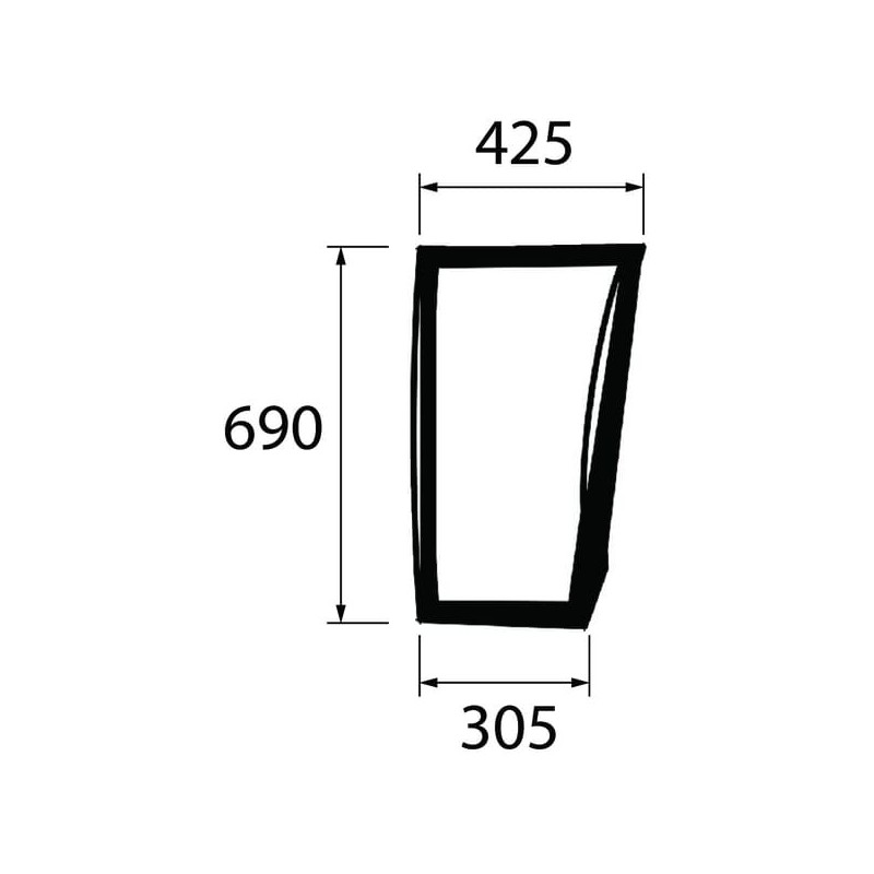 Windscreen lower - 00121434010N Windscreen lower - 00121434010N