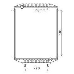 001348734N Kramp, Radiator 