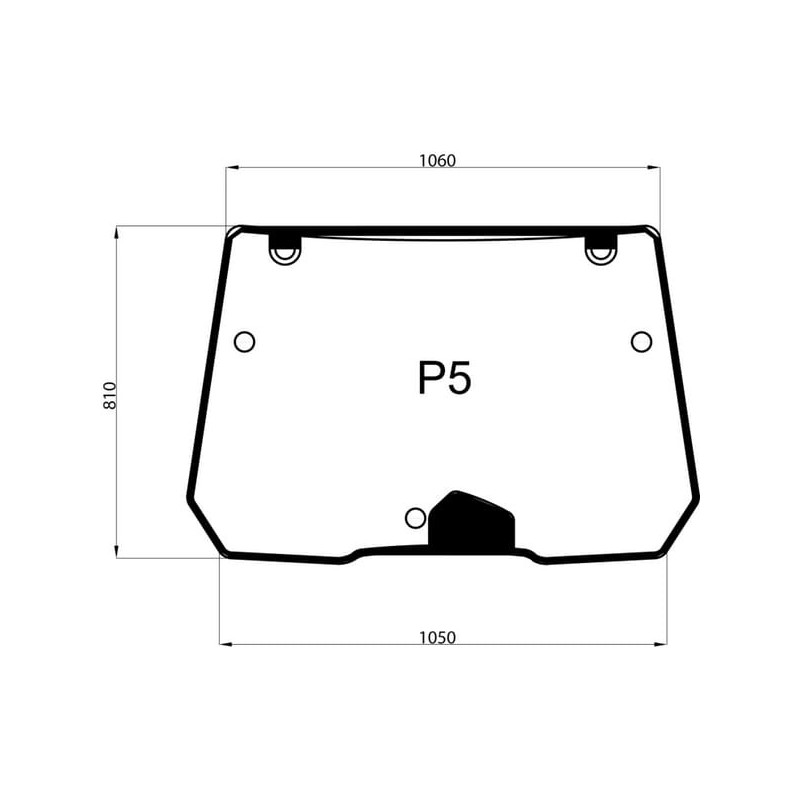 Windscreen tiltable - 001439670N Windscreen tiltable - 001439670N