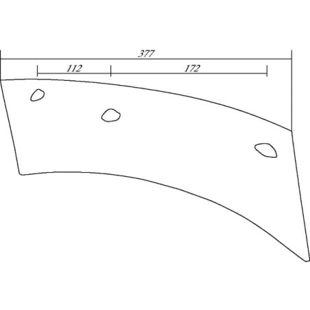 Streichblechvorderteil R. - 001463ZN