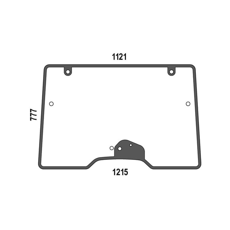 Upper front window - 00205959010N Upper front window - 00205959010N