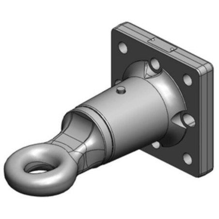 Towing eye with flange - 00654430A02
