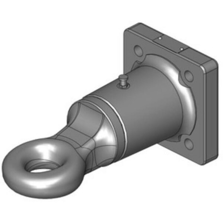 Towing eye, Swivel with flange - 00652430A02