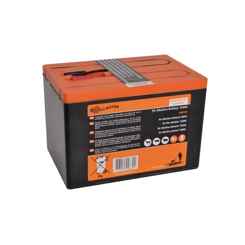 Battery 9V 120Ah Gallagher - 008704GAL Battery 9V 120Ah Gallagher - 008704GAL