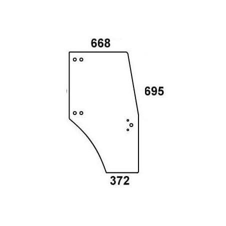 Türscheibe - 0097701050N