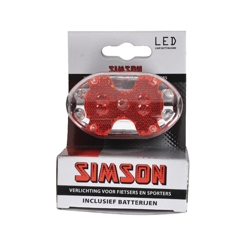 Light LED, red, Simson - 020755SIM