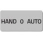 Label HAND 0 AUTO - 02097T