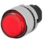 Red illuminated push button - 020PTASLRW