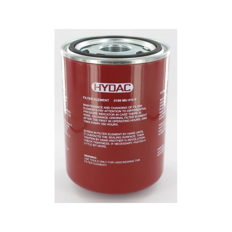 Hydac filter element - 0160MU010P Hydac filter element - 0160MU010P