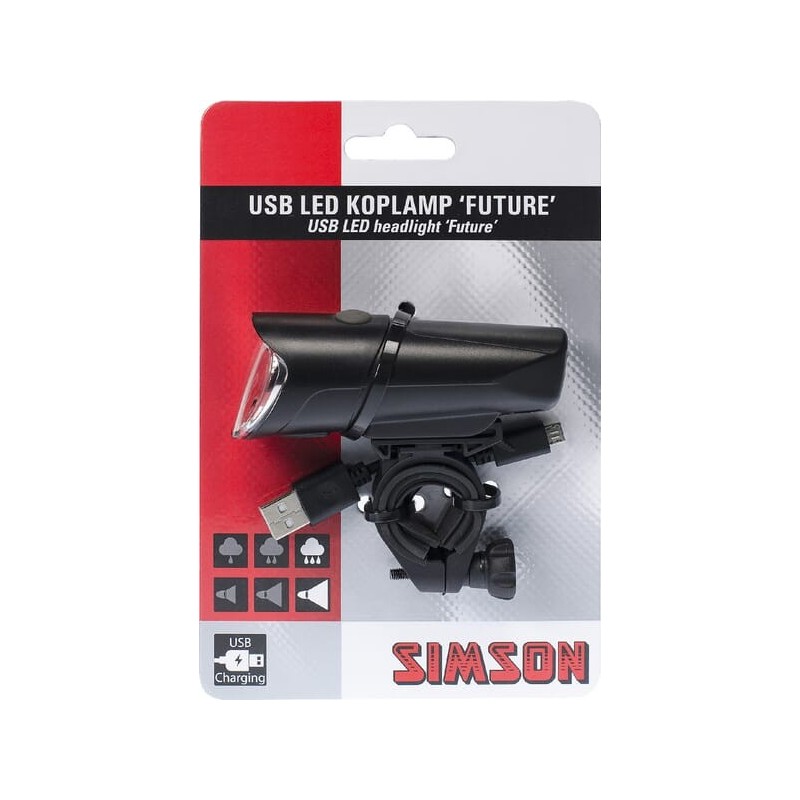 Frontscheinwerfer USB LED - 022003SIM Frontscheinwerfer USB LED - 022003SIM