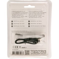 Frontscheinwerfer USB LED - 022007SIM