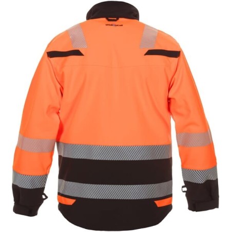 Soft Shell Jacke, orange-schwarz, Größe L, Hydrowear - 04025985OBL