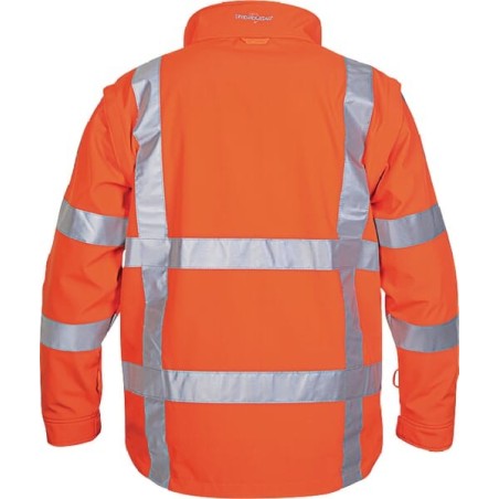 Soft Shell Jacke, orange, Größe 4XL, Hydrowear - 04025980FO4XL
