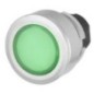 Green illuminated push button - 030PFLIV