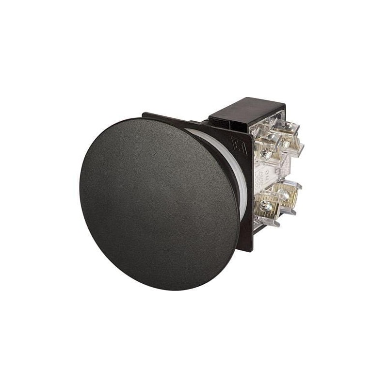 Mushroom pushbutton,black,60mm - 030RFFNF1