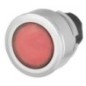 Red illum push button with stop - 030PPFLIR