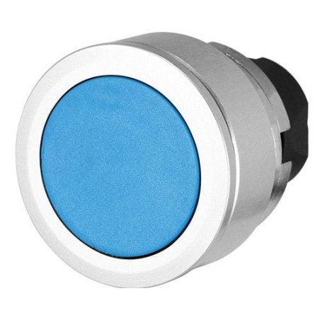 Blue push button, embedded - 030PFIBL