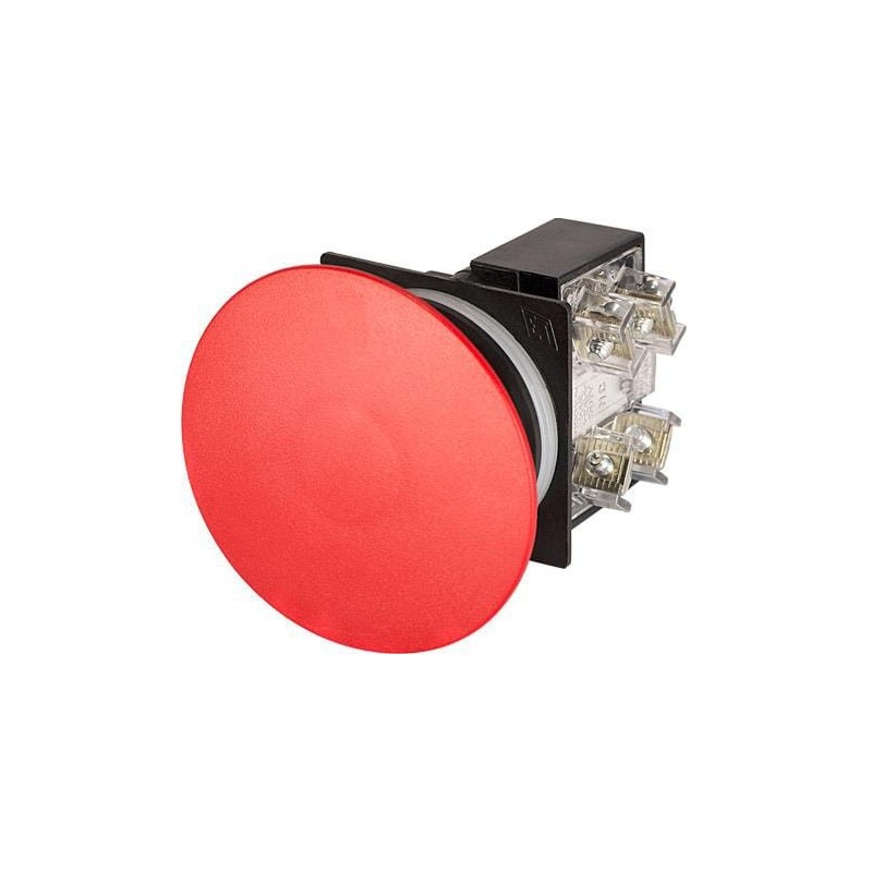 Mushroom push button, red,60mm - 030RFFRF1