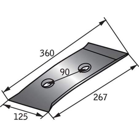 Left replacement point - 031235G