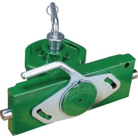 Trailer coupling 330mm John Deere green - 033305011A17