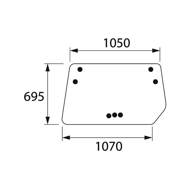 Rear glass - 04352384N Rear glass - 04352384N