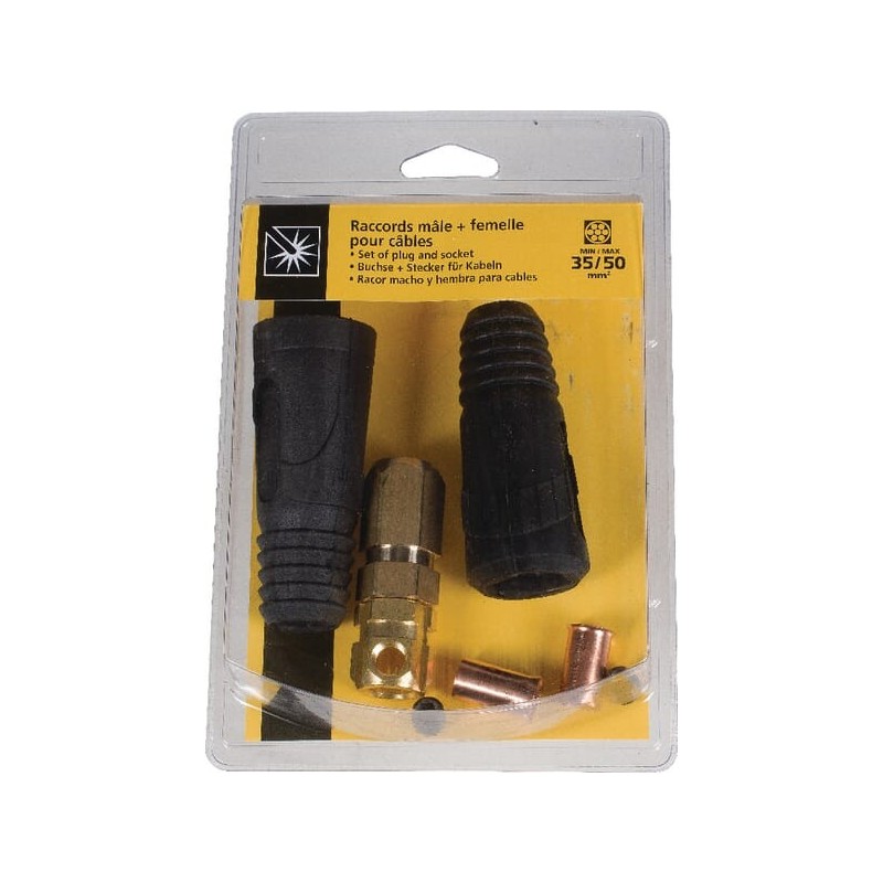 Soldering cable plug set 35/50 - 045606GYS Soldering cable plug set 35/50 - 045606GYS
