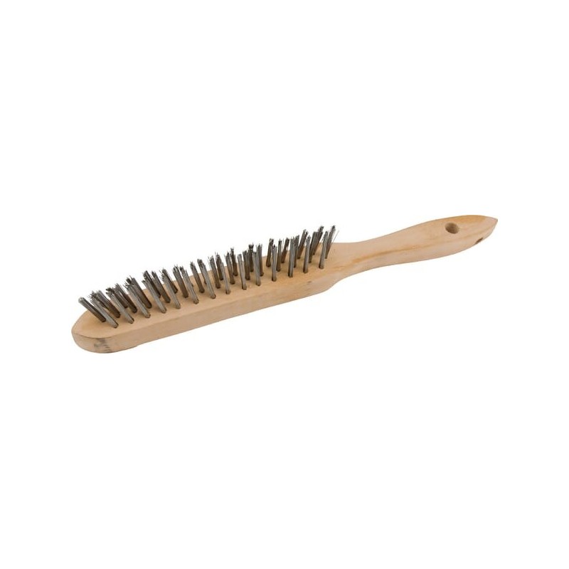 Angled rust-free brush, 3 rows - 044289GYS