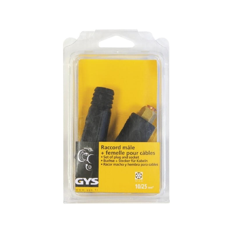 Soldering cable plug set 10/25 - 045507GYS