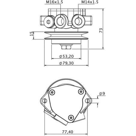 Fuel lift pump - 04503571KR