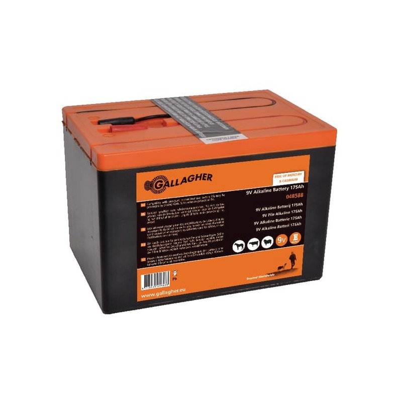 Battery 9V 175Ah Gallagher - 048588GAL Battery 9V 175Ah Gallagher - 048588GAL