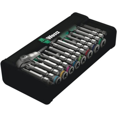 Socket set 1/4 inch, 28-piece - 05004019001WERA
