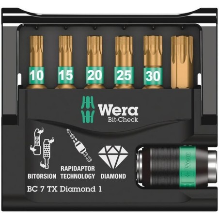 Bit set 7 Piece - 05057415001WERA