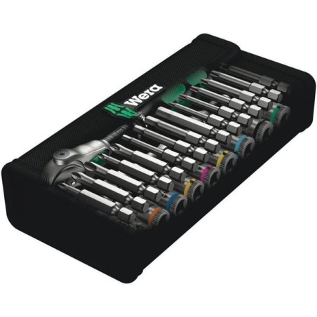 Socket set 1/4 inch, 28-piece - 05004016001WERA
