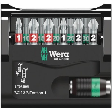 Bit set 12 Piece - 05057420001WERA