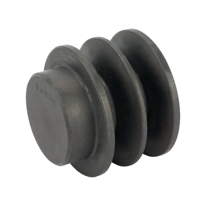 Keilriemenscheibe 2 Rillen B oder SPB Durchmesser 71 mm Kramp - 063B2