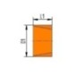 Conical bush D23x12 - 1000152EXB Conical bush D23x12 - 1000152EXB