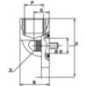 Flange angled 3/8 - 0G06 Flange angled 3/8 - 0G06