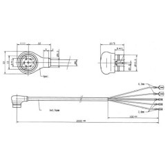 Control Cable for 1-mirror oper. - 093200310H