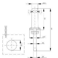 Nozzle for frame - 100503739C0